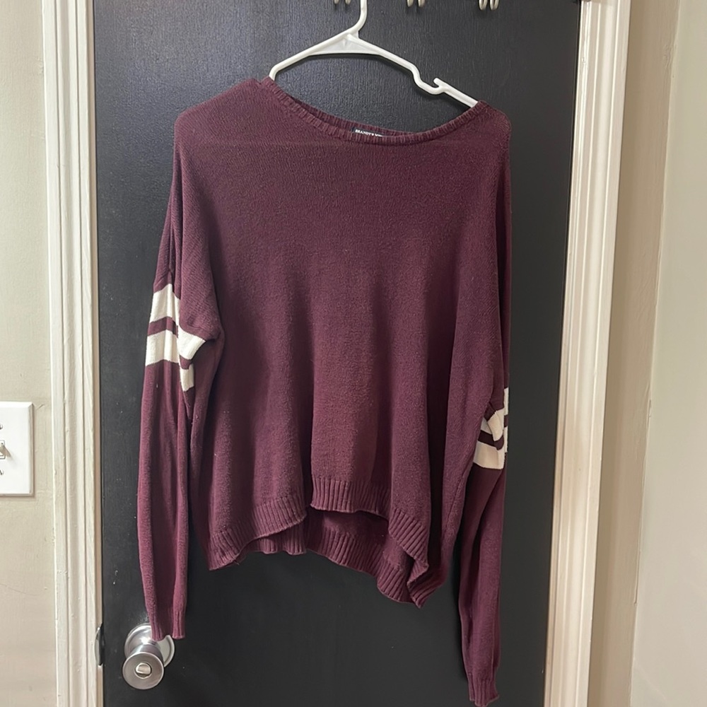 Brandy Melville Burgundy Sweater